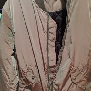 John Elliott Iridescent Bogota Bomber Olive